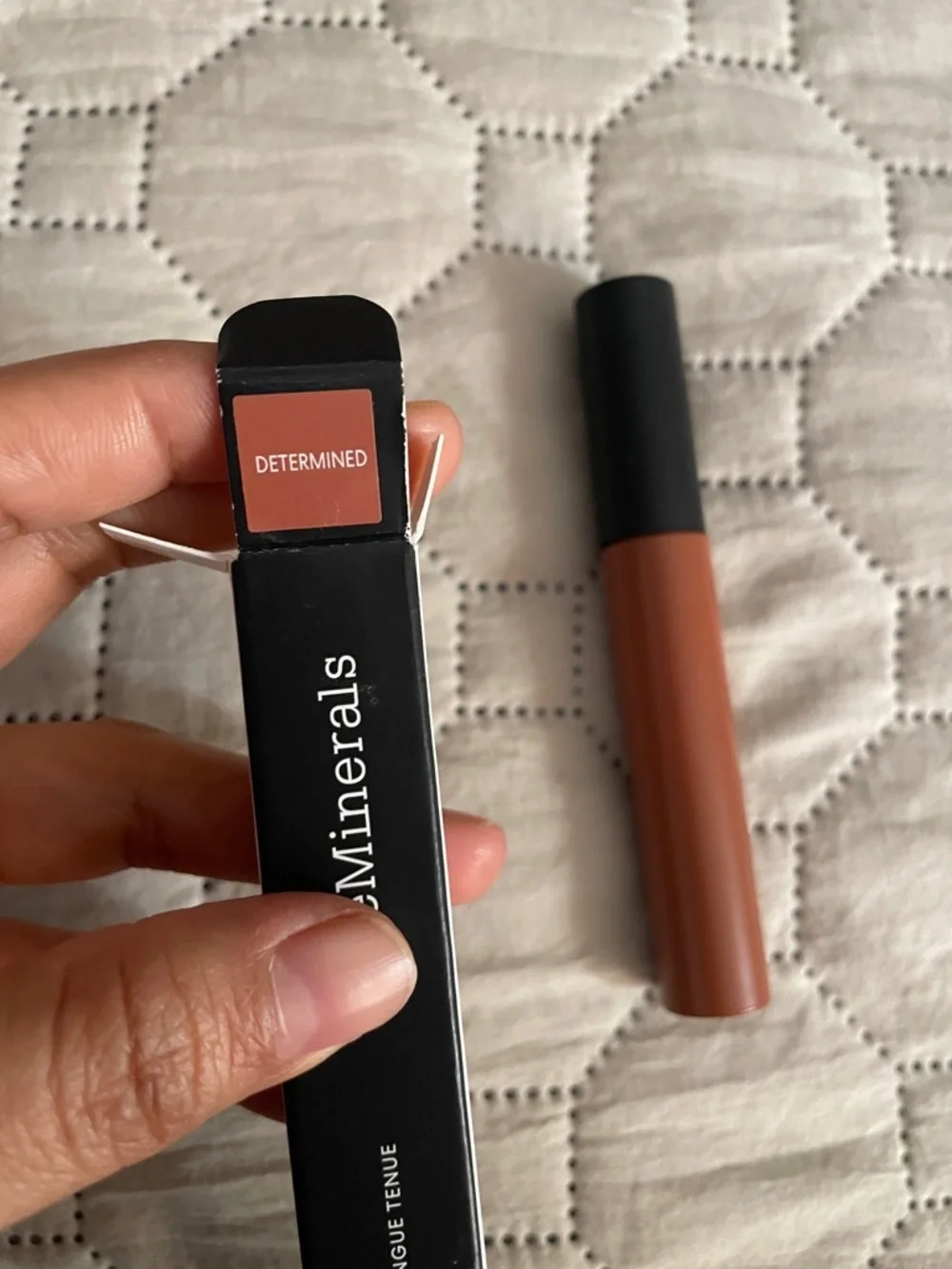 bareMinerals Mineralist Satin Matte Liquid Lipstick - Determined (Warm Brown)
